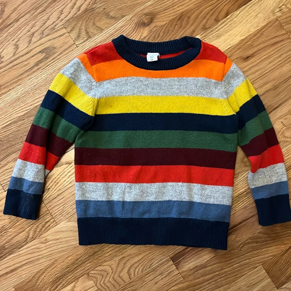 Rainbow Gap Toddler Sweater
